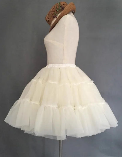 BABYONLINE Short Tulle Petticoat Crinoline Rockabilly Underskirt
