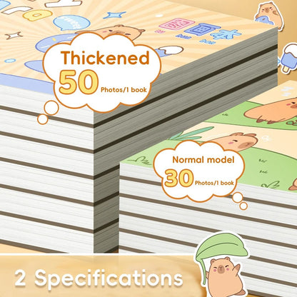 Kawaii Capybara Picture Book A4 Thickened Blank Sketch Art Drawing Supplies for Students
