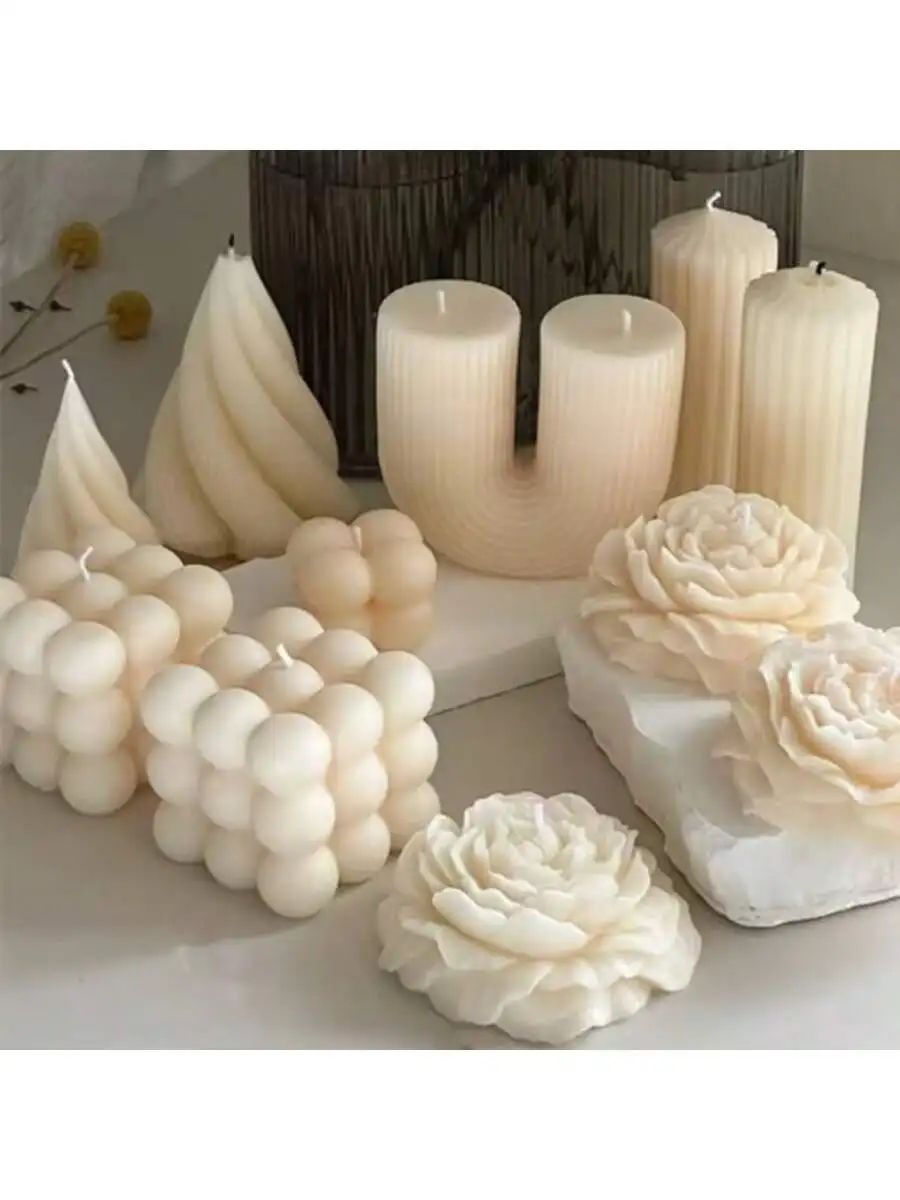 Natural Soy Wax for Candle Making 50g–1000g DIY Candle Material