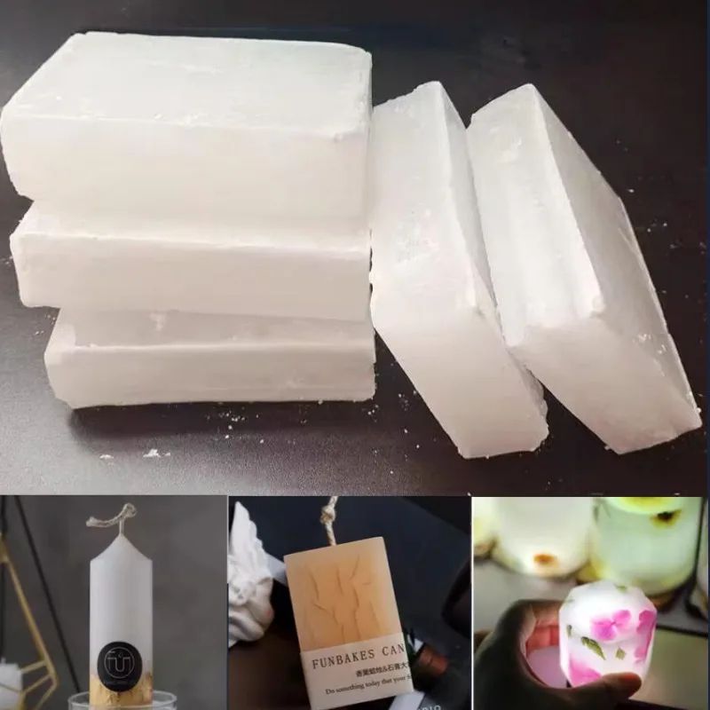 Fully Refined Paraffin Wax Block 1kg DIY Candle Making Material