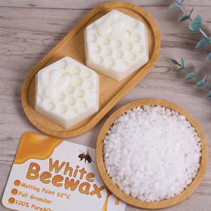 Pure Natural Beeswax Granules for DIY Candle Making with Wicks