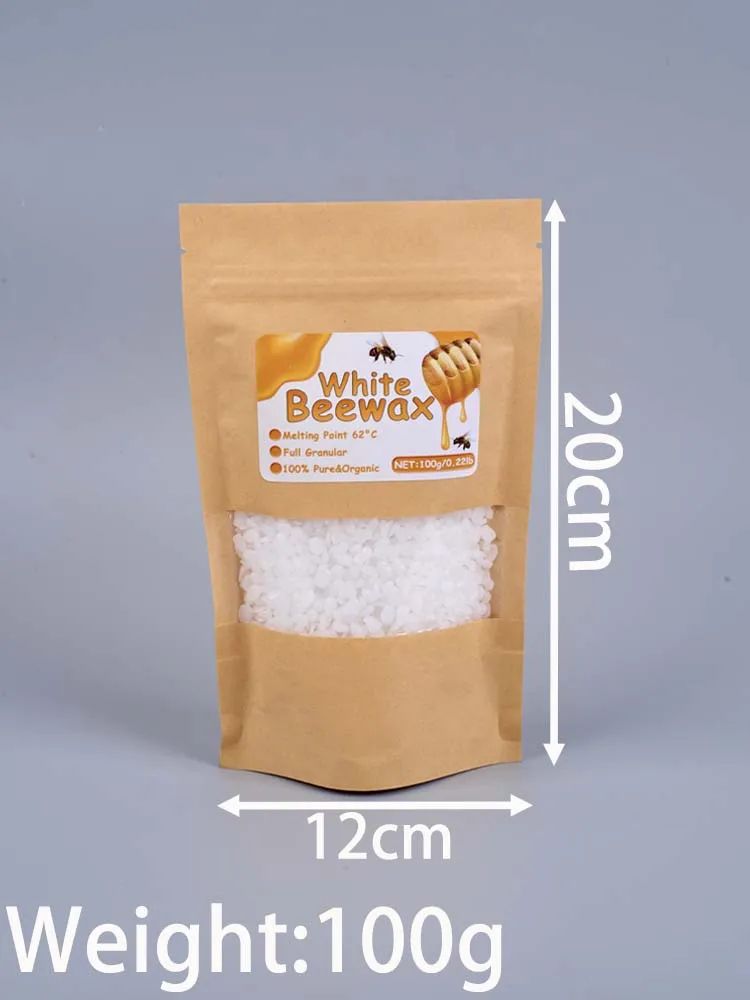 Pure Natural Beeswax Granules for DIY Candle Making with Wicks