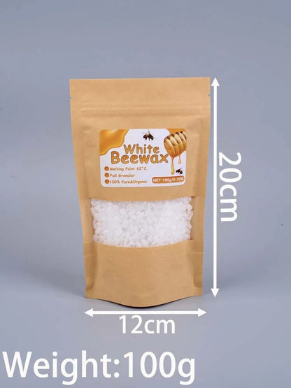 Pure Natural Beeswax Granules for DIY Candle Making with Wicks