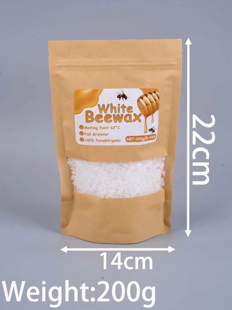 Pure Natural Beeswax Granules for DIY Candle Making with Wicks