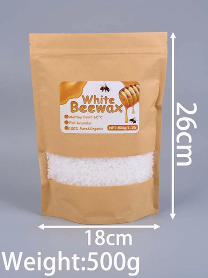 Pure Natural Beeswax Granules for DIY Candle Making with Wicks