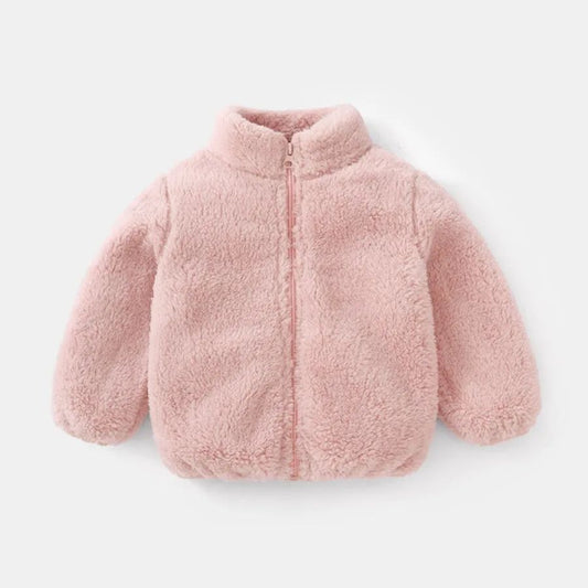 CozyCord Kids Plush Jacket – Warm Corduroy Toddler Coat for Boys & Girls (1–6Y)