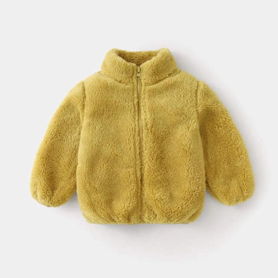 CozyCord Kids Plush Jacket – Warm Corduroy Toddler Coat for Boys & Girls (1–6Y)