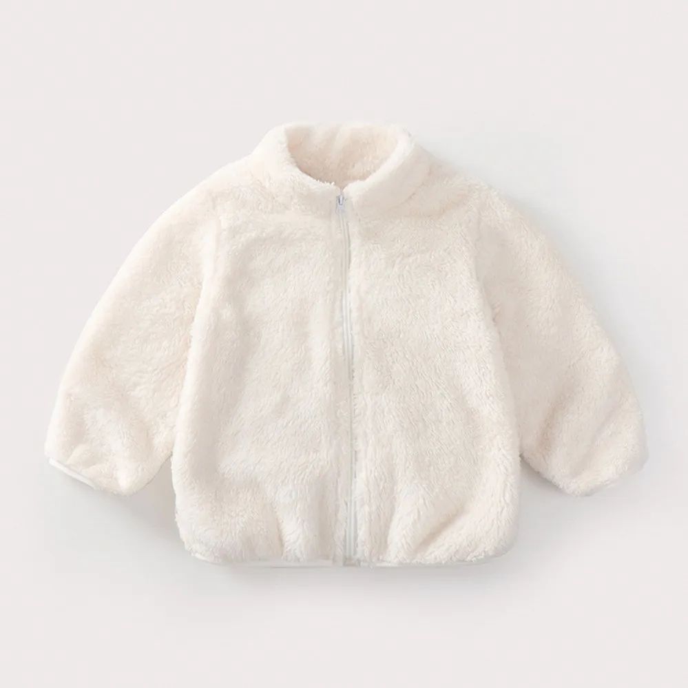 CozyCord Kids Plush Jacket – Warm Corduroy Toddler Coat for Boys & Girls (1–6Y)