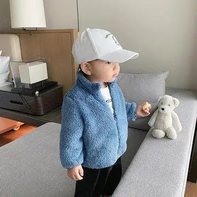 CozyCord Kids Plush Jacket – Warm Corduroy Toddler Coat for Boys & Girls (1–6Y)