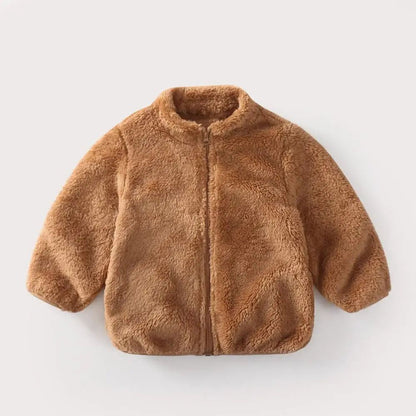 CozyCord Kids Plush Jacket – Warm Corduroy Toddler Coat for Boys & Girls (1–6Y)