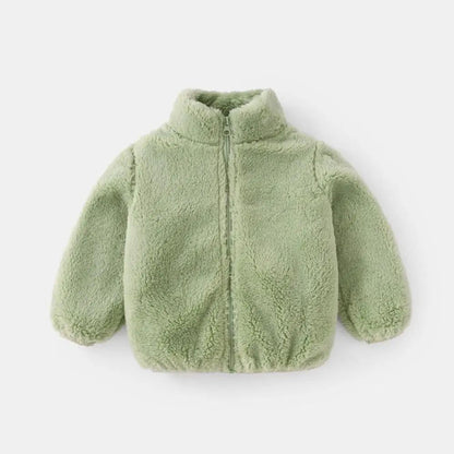 CozyCord Kids Plush Jacket – Warm Corduroy Toddler Coat for Boys & Girls (1–6Y)