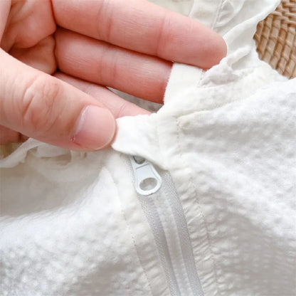 Cute Bear Baby Sun Protection Jacket – Lightweight UV Protective Coat for Infants & Toddlers
