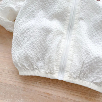 Cute Bear Baby Sun Protection Jacket – Lightweight UV Protective Coat for Infants & Toddlers