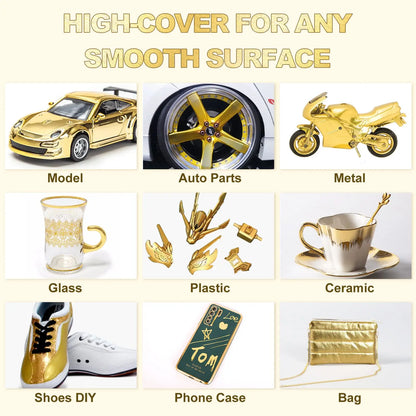 Reflective Chrome Marker Pens, Metallic Paint for DIY Car Styling, Crafts & Custom Designs