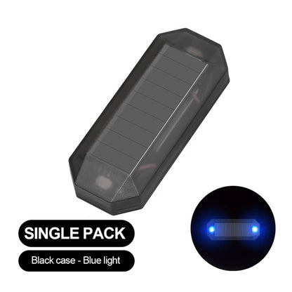 Solar Powered Car Anti Theft Warning Light LED Strobe Alarm for Car Security