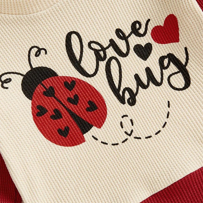Ladybug Baby Sweatshirt Long Sleeve Pullover for Boys & Girls