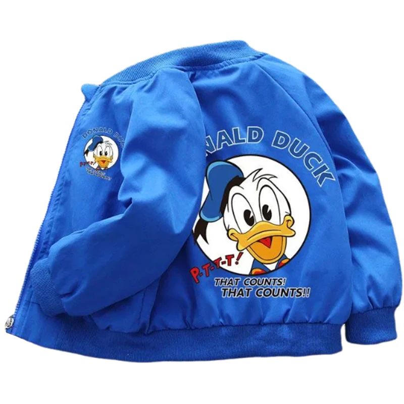 Donald Duck Kids Cartoon Jacket – Cute Autumn Windbreaker Coat for Boys & Girls (0–6Y)