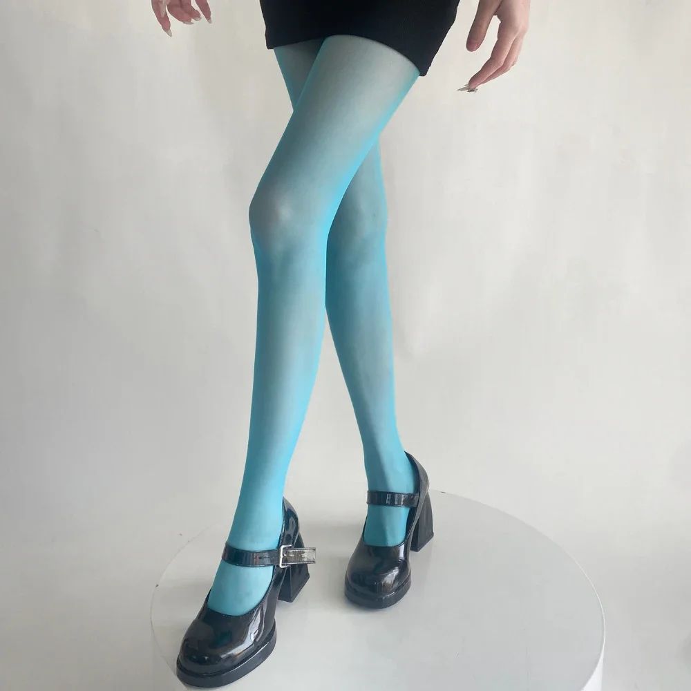 Womens Ultra Thin Thigh High Nylon Stockings