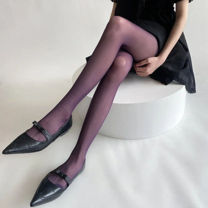 Womens Ultra Thin Thigh High Nylon Stockings