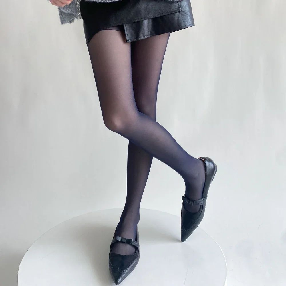 Womens Ultra Thin Thigh High Nylon Stockings