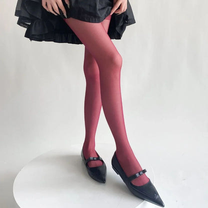 Womens Ultra Thin Thigh High Nylon Stockings
