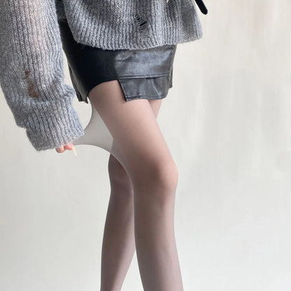 Womens Ultra Thin Thigh High Nylon Stockings