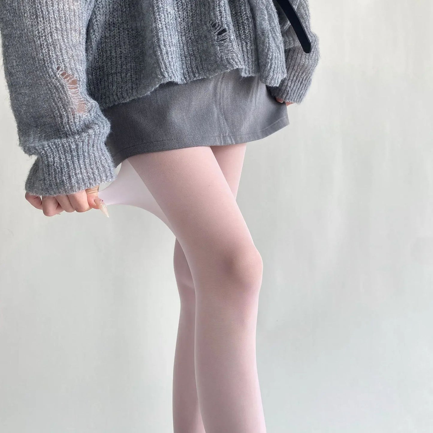 Womens Ultra Thin Thigh High Nylon Stockings