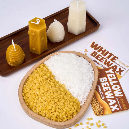 Pure Natural Granular Beeswax for Candle Making