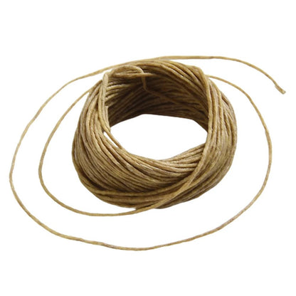 Organic Beeswax Coated Hemp Candle Wick Roll