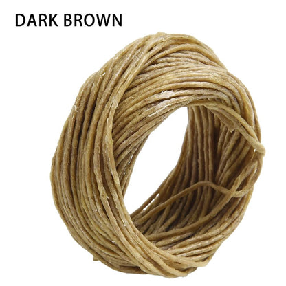 Organic Beeswax Coated Hemp Candle Wick Roll