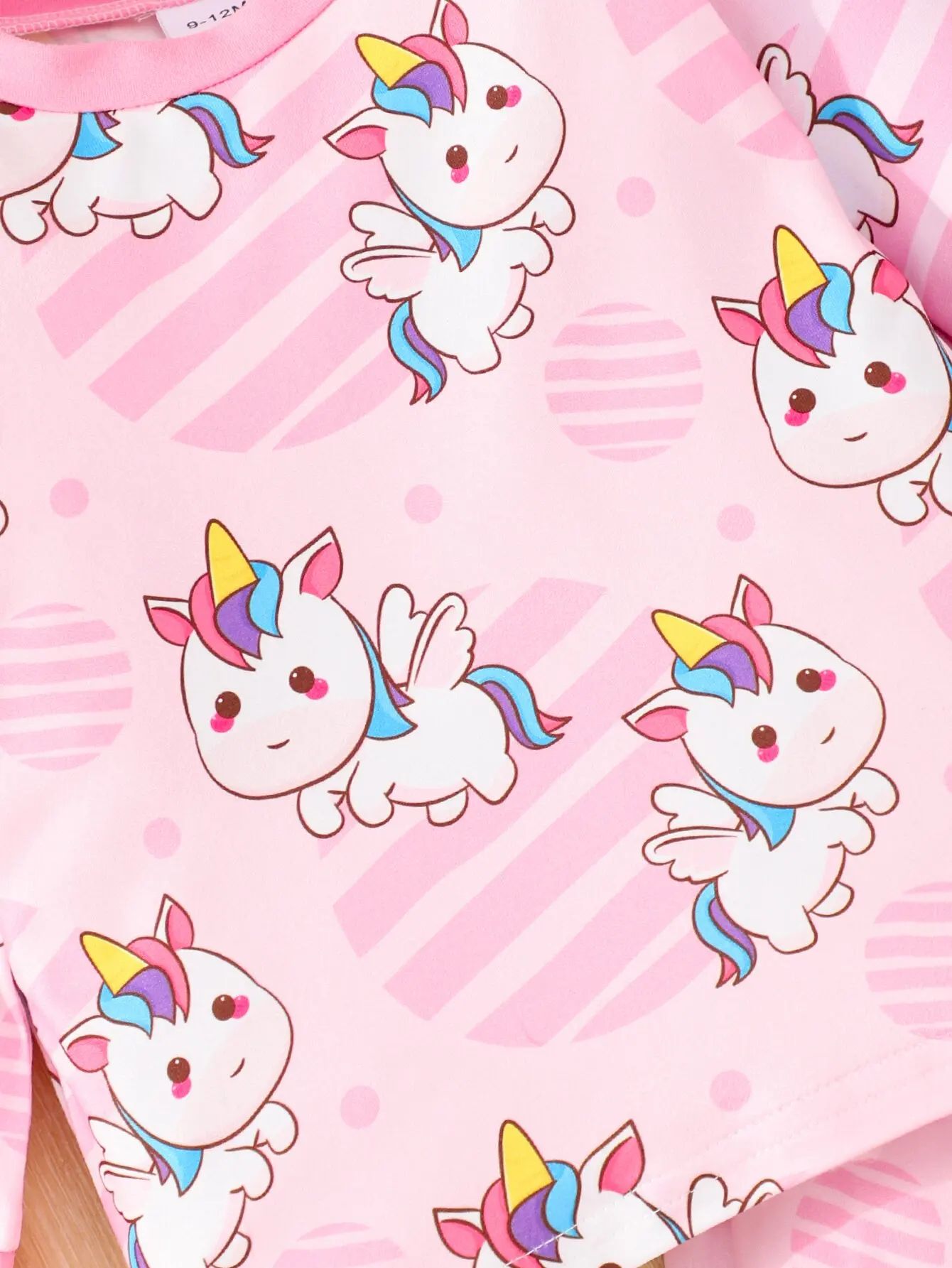 Rainbow Unicorn Baby Girl Pajamas Set – Soft Cotton Unicorn Pajamas for Girls Two-Piece Sleepwear
