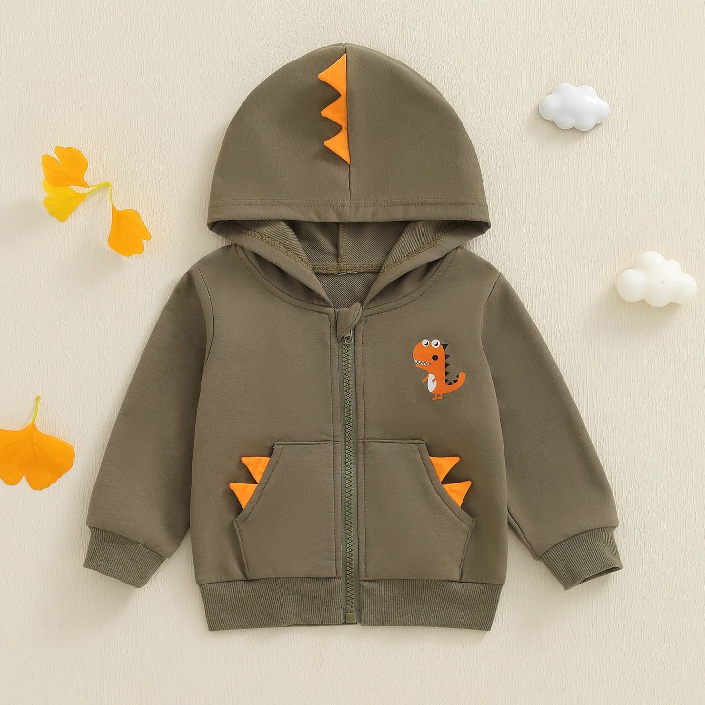 CozyBear Baby Winter Puffer Jacket – Fleece-Lined Infant Bear Hoodie Coat for Boys & Girls