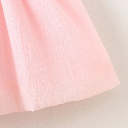 Tulip Mesh Baby Girl Summer Dress – Toddler Princess Flower Girl Party Dress