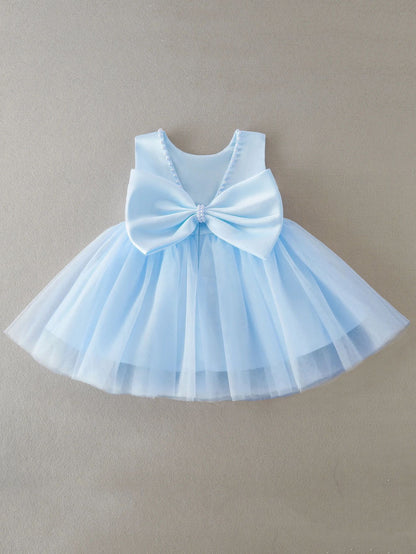 Elegant Floral Princess Baby Girl Ball Gown – Luxury Flower Girl & Toddler Party Dress