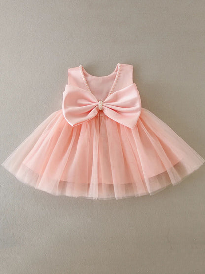 Elegant Floral Princess Baby Girl Ball Gown – Luxury Flower Girl & Toddler Party Dress