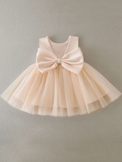 Elegant Floral Princess Baby Girl Ball Gown – Luxury Flower Girl & Toddler Party Dress