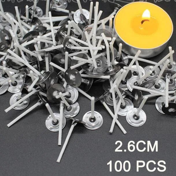 Smokeless Pre-Waxed Candle Wicks | Professional Cotton Core DIY Handmade Candle Tooling System