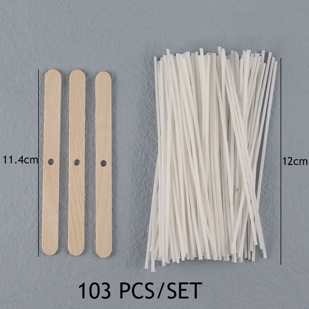 Smokeless Pre-Waxed Candle Wicks | Professional Cotton Core DIY Handmade Candle Tooling System