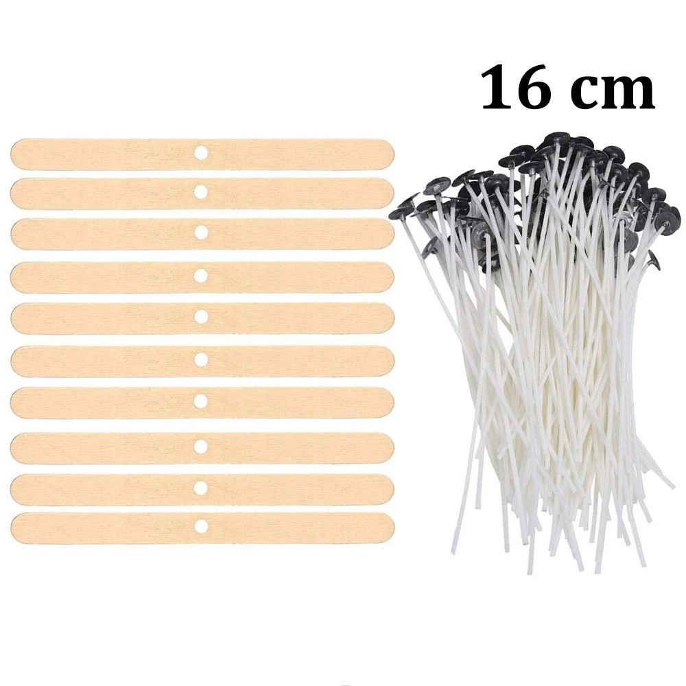 Smokeless Pre-Waxed Candle Wicks | Professional Cotton Core DIY Handmade Candle Tooling System