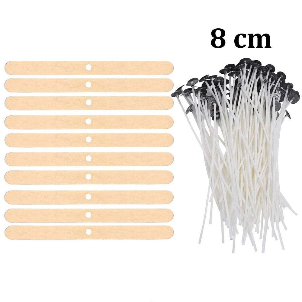 Smokeless Pre-Waxed Candle Wicks | Professional Cotton Core DIY Handmade Candle Tooling System