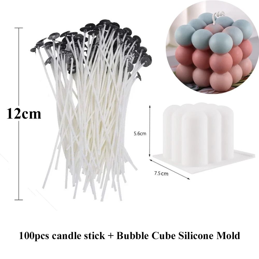 Smokeless Pre-Waxed Candle Wicks | Professional Cotton Core DIY Handmade Candle Tooling System