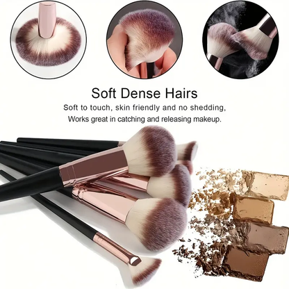 Soft Kabuki Makeup Brushes Set 20pcs Professional Foundation Blending Tools