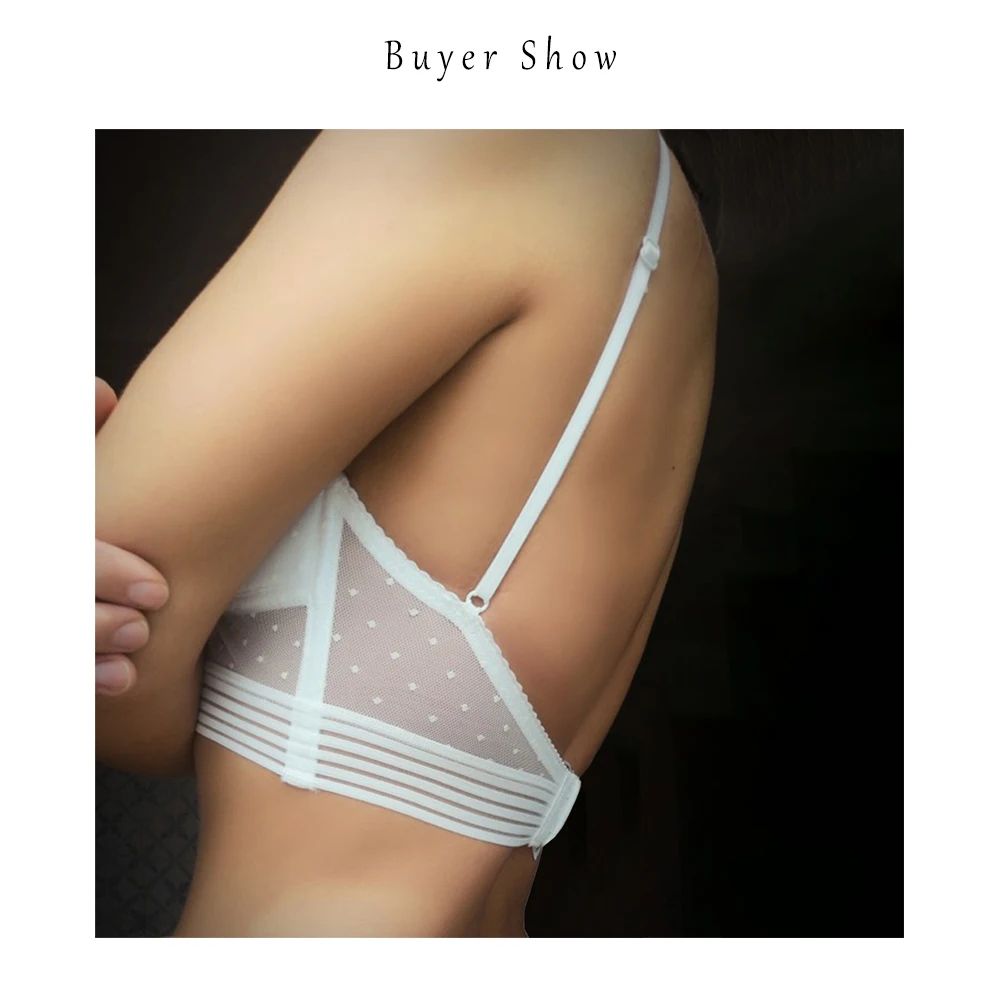 Low Back Wireless Lace Bra, Invisible Support for Backless Dresses