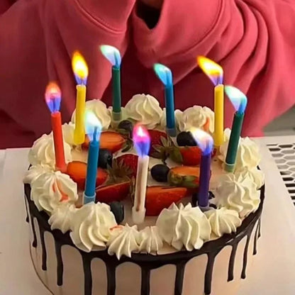 Magic Colorful Flame Birthday Candles