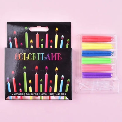 Magic Colorful Flame Birthday Candles