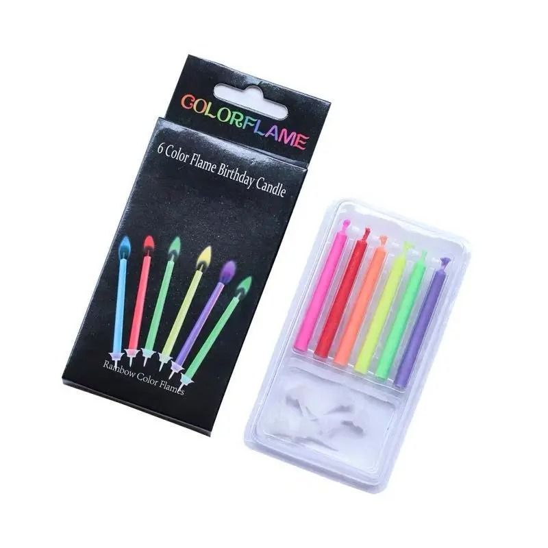 Magic Colorful Flame Birthday Candles