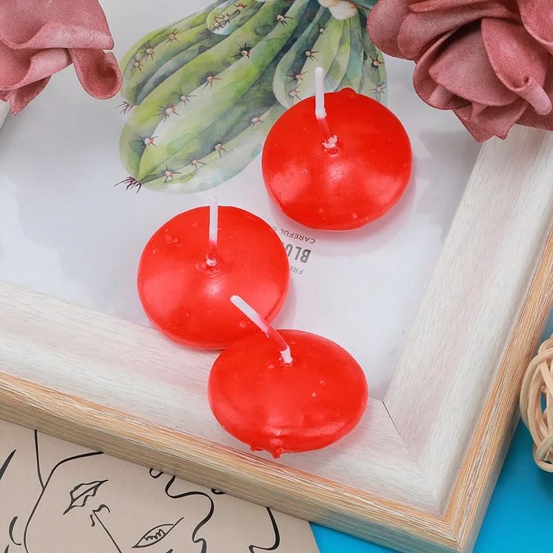 Elegant Unscented Floating Disc Candles