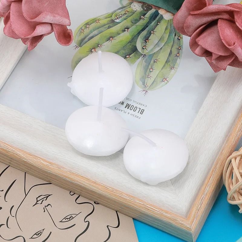 Elegant Unscented Floating Disc Candles