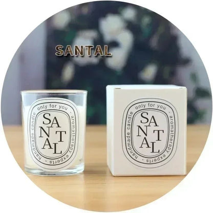Romantic Transparent Glass Jar Aromatherapy Candle