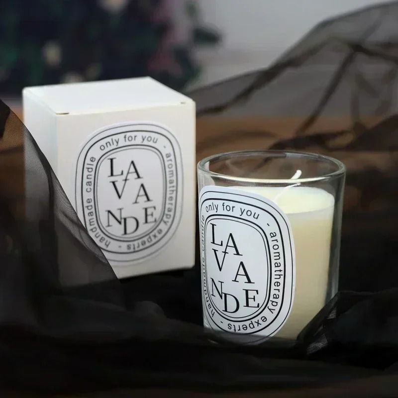 Romantic Transparent Glass Jar Aromatherapy Candle